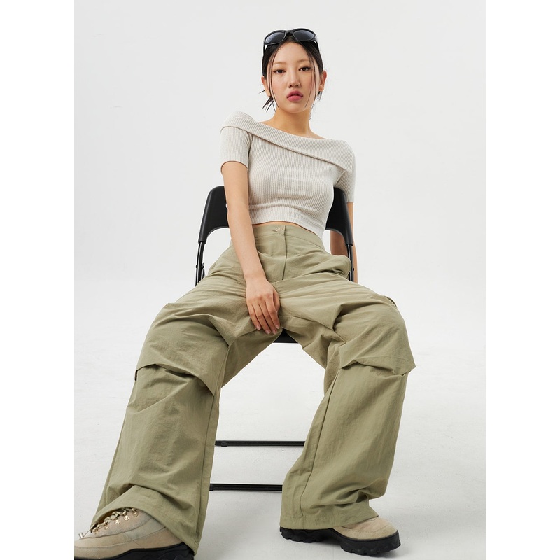 Ribbed Knit Top CY315 White S/M