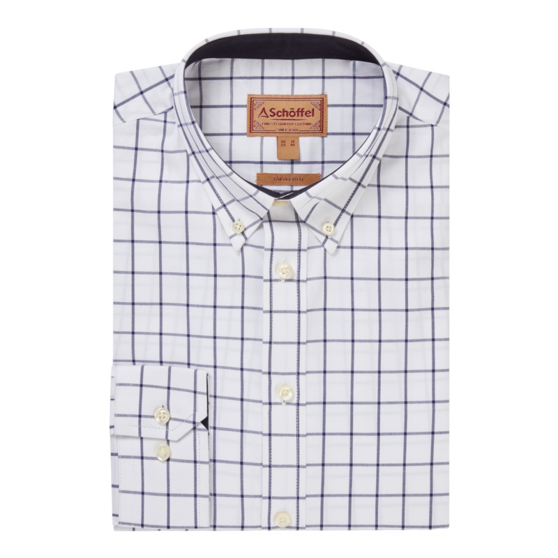 Schoffel Halesworth Tailored Shirt Blue Check 15