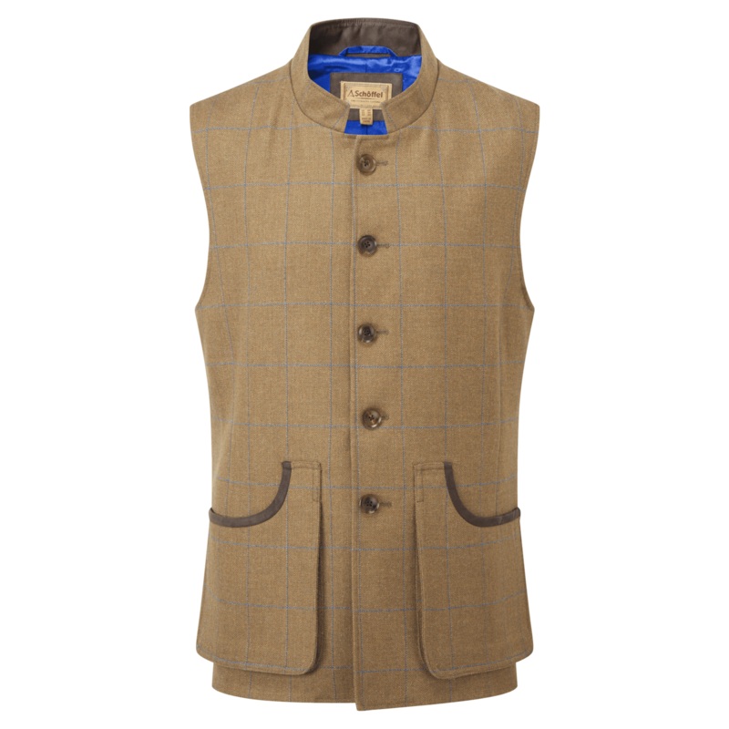 Schoffel Holcot Tweed Waistcoat Corry Tweed 38