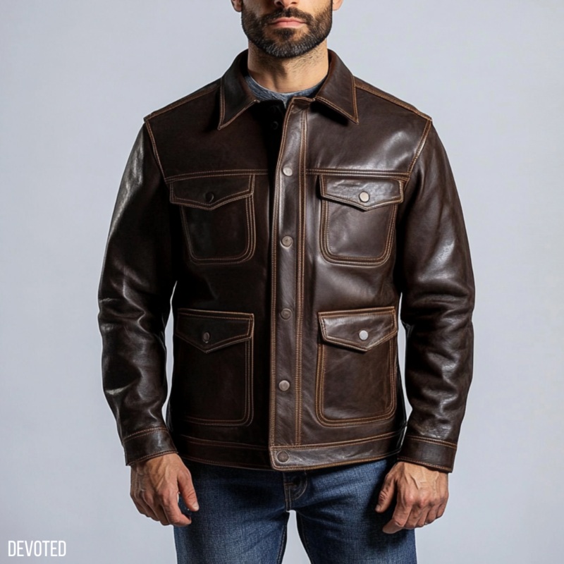 Torpedo Jacket XS Chocolate Leather