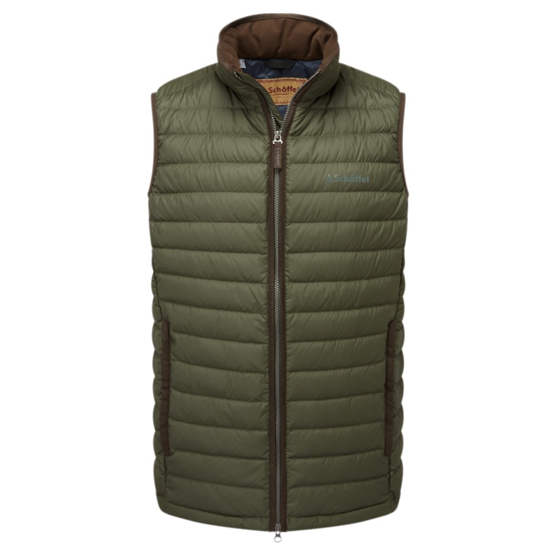 Schoffel Bowden Down Gilet Woodland 38