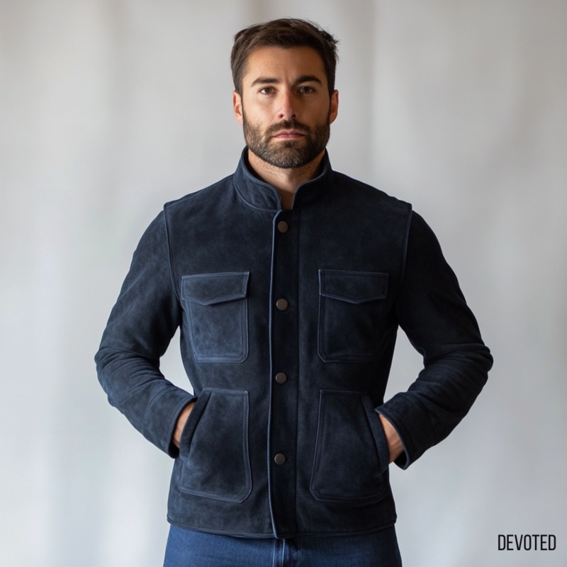 Tornado Jacket XS Blue Suede