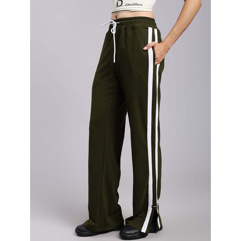 WOMENS MOSCOW RELAXED FIT JOGGERS OLIVE GREEN XS