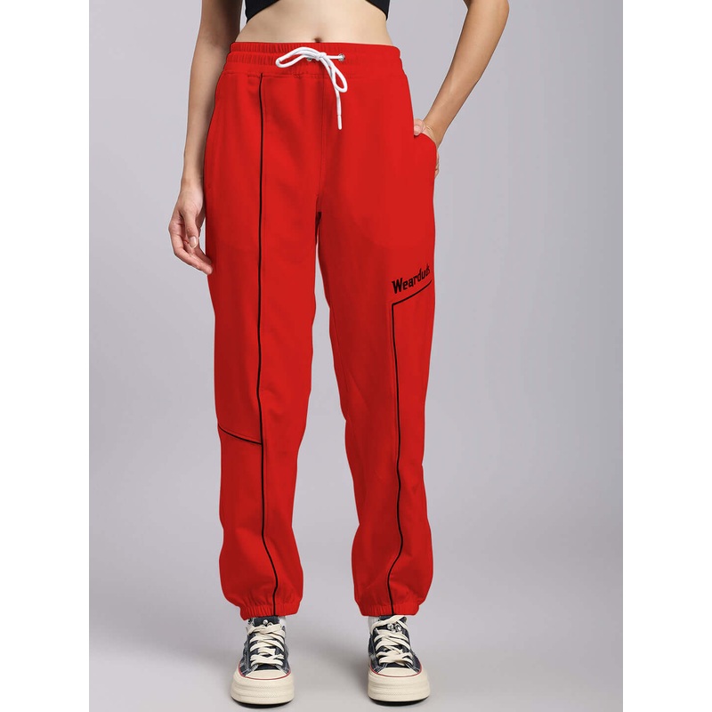 WOMENS TOKYO RELAXED FIT JOGGERS RED XS