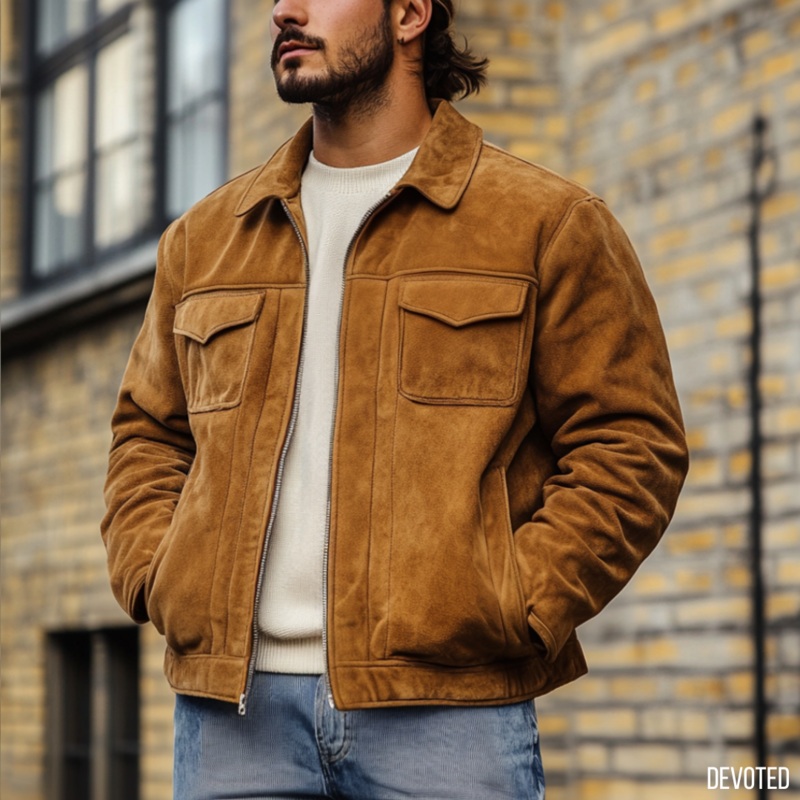 Dragonfly Jacket XS Tan Suede