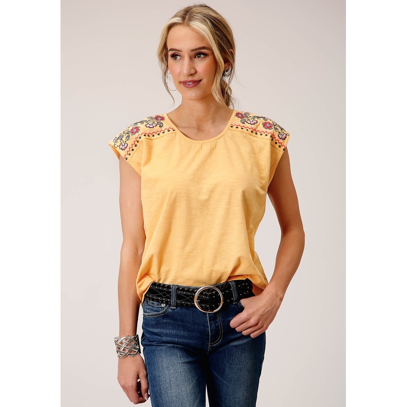 Womens Sleeveless Knit Cotton Slub Jersey Tshirt Top XS