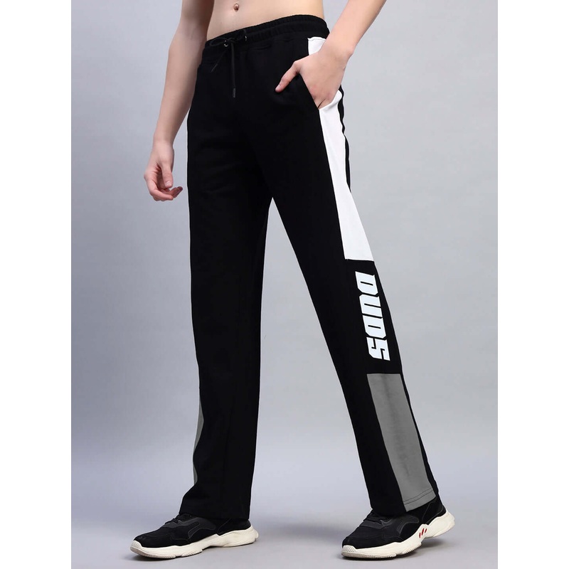 BELGIANS RELAXED-FIT JOGGERS BLACK GREY XS