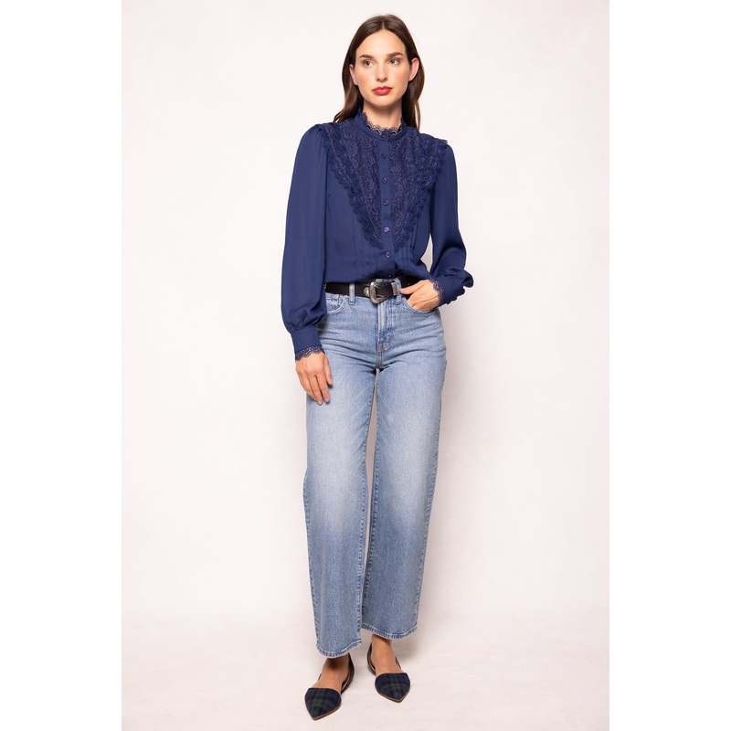 Blythe Blouse in Navy XXS