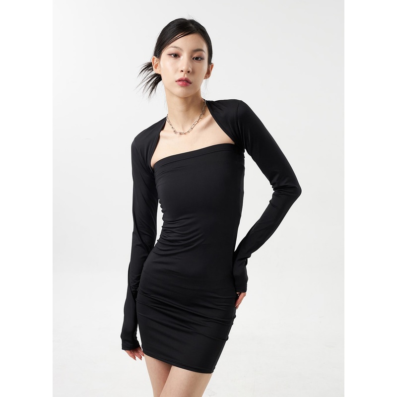 Bolero Mini Dress Set IG311 Black S