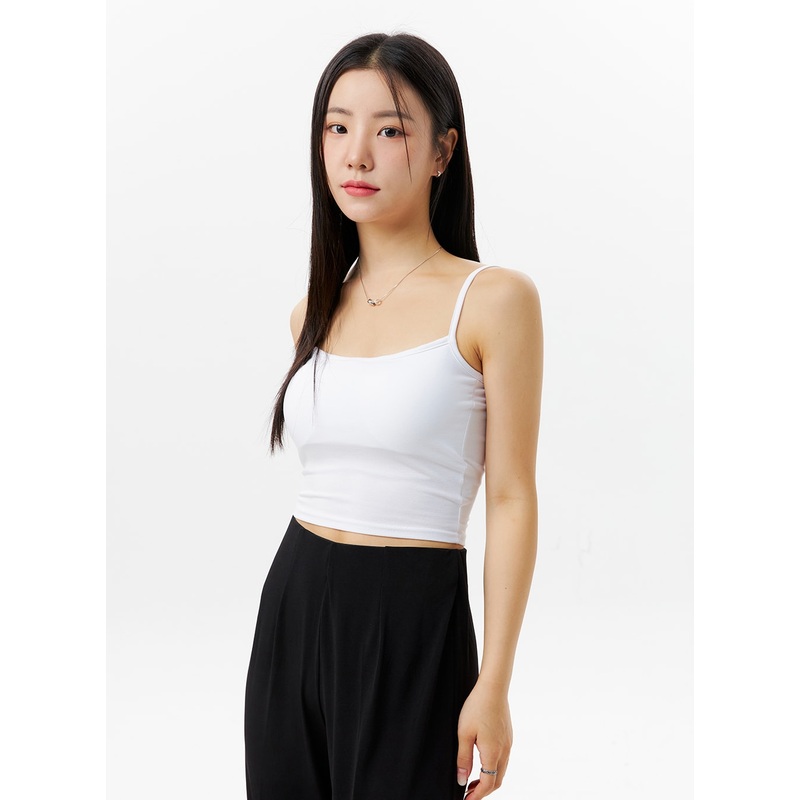 Cami with Built in Bra OG314 White S/M