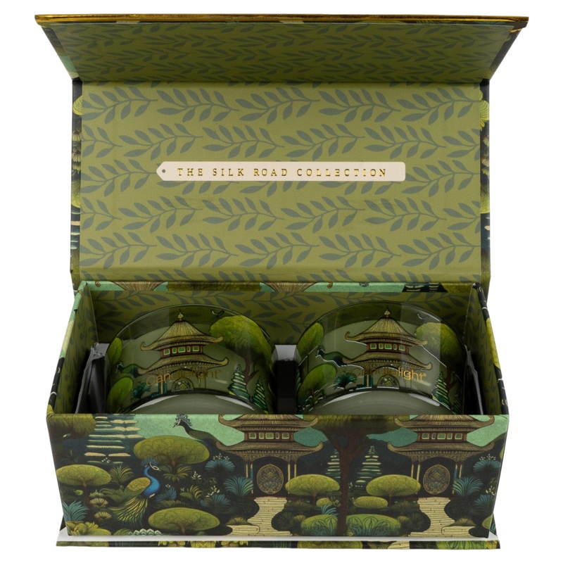 Candlelight Set Of 2 Candles Bukhara One Size