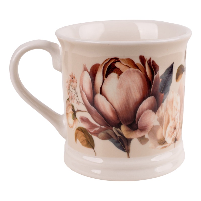Candlelight Tankard Mug Peony – Cream One Size