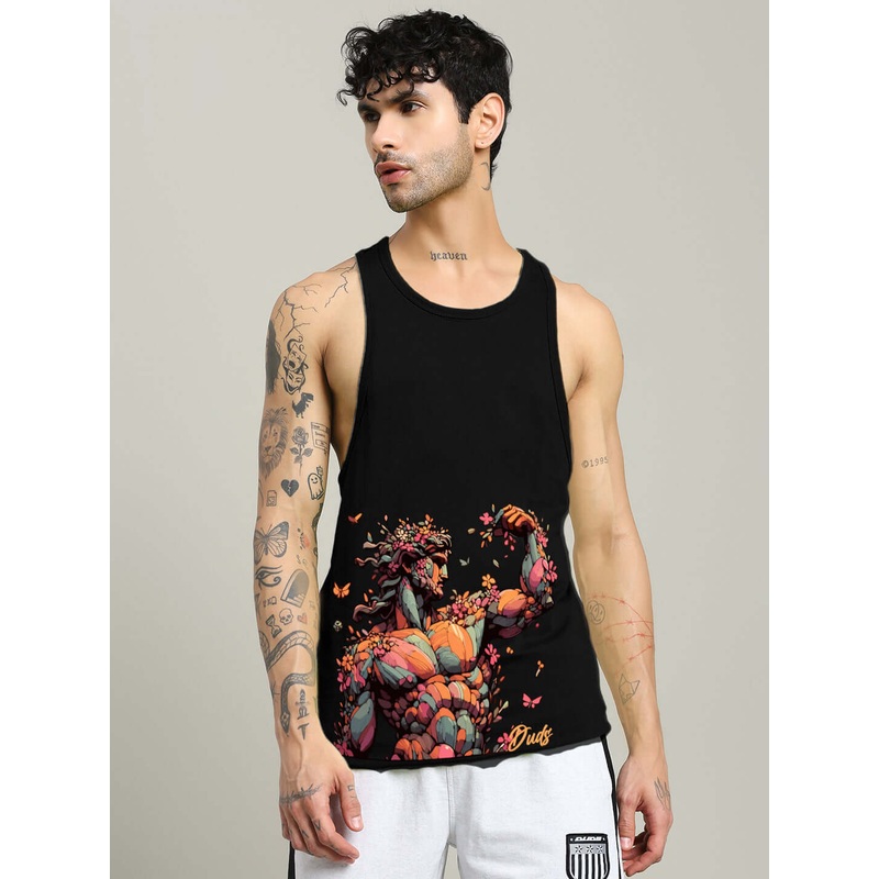 CLASSICAL GREEK GYM T-SHIRT BLACK XS