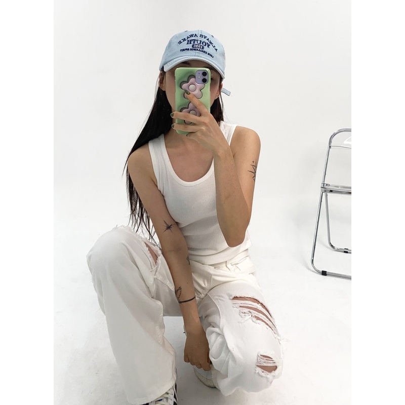 Denim Baseball Cap CL331 Light blue One Size