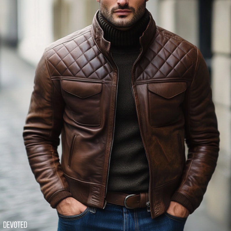 Gambet Jacket XS Brown Leather