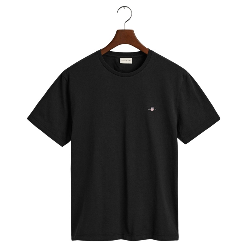GANT Regular Fit Shield T-shirt Black Medium