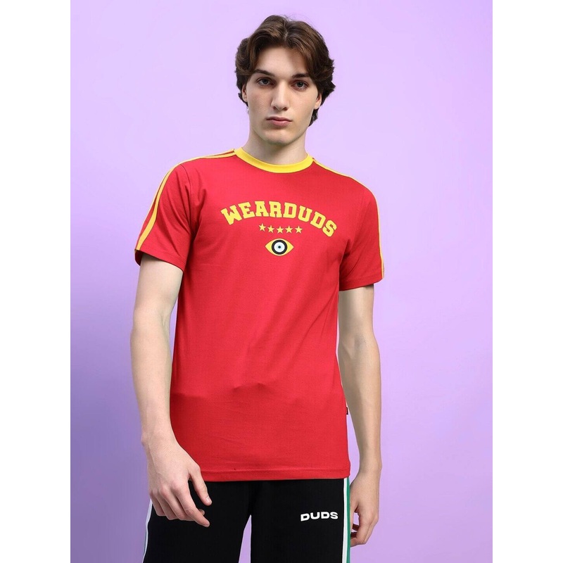 IRISH REGULAR FIT T-SHIRT IN RED XS