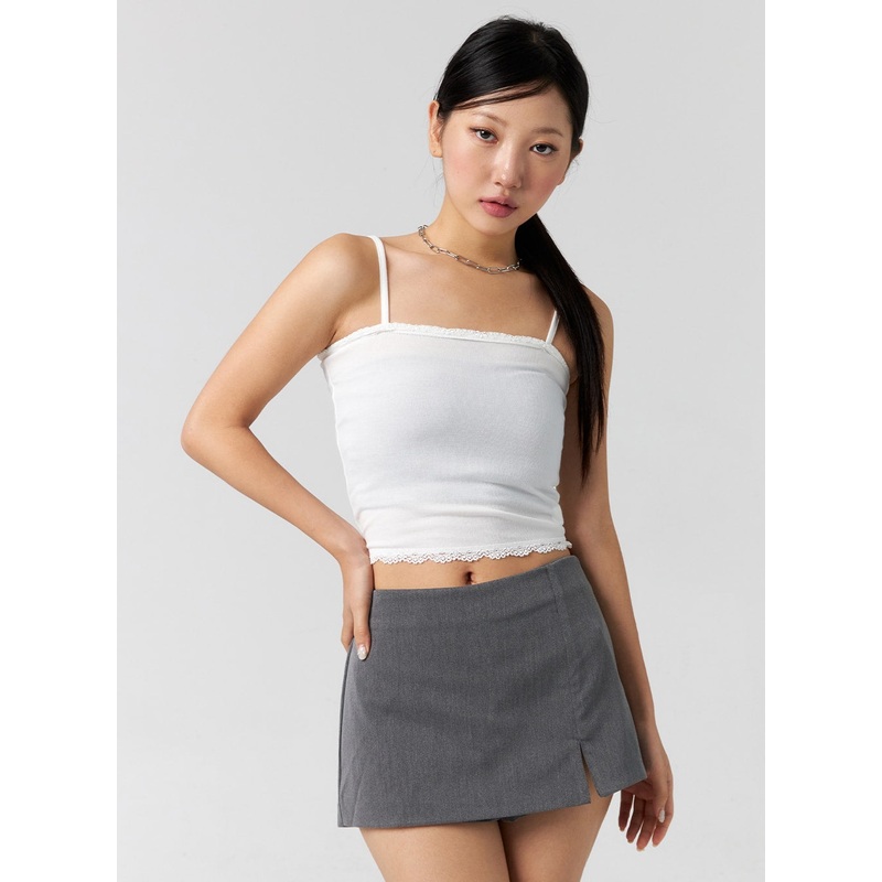 Lace Detail Top CG302 White S