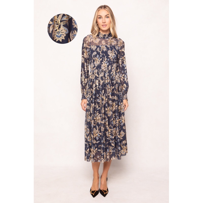 Marla Dress in Gilded Vine XXS