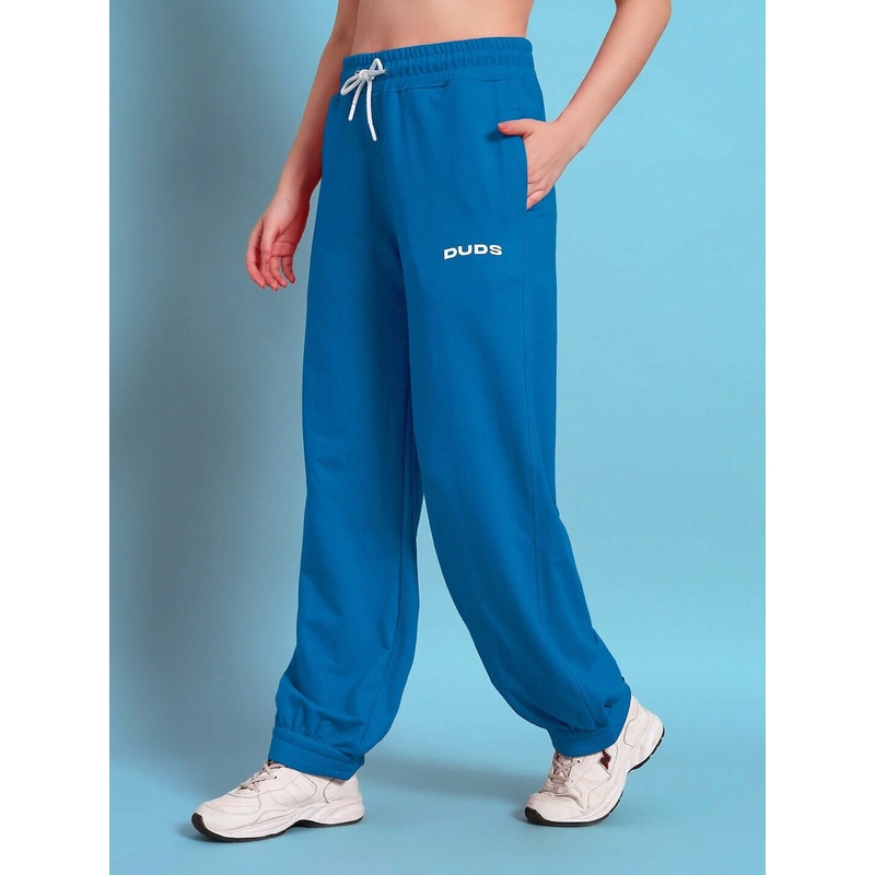 WOMENS AUSTRIAN RELAXED-FIT JOGGERS BLUE XS