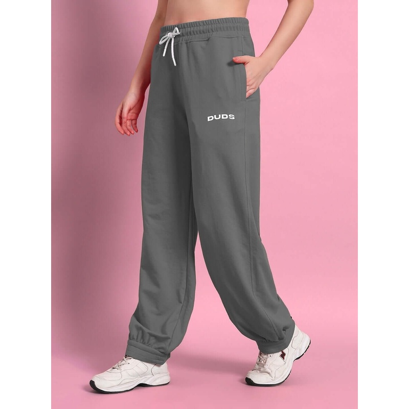 WOMENS AUSTRIAN RELAXED-FIT JOGGERS GREY XS