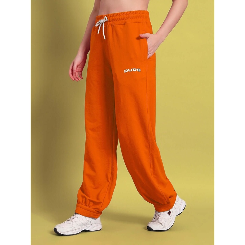 WOMENS AUSTRIAN RELAXED-FIT JOGGERS ORANGE XS
