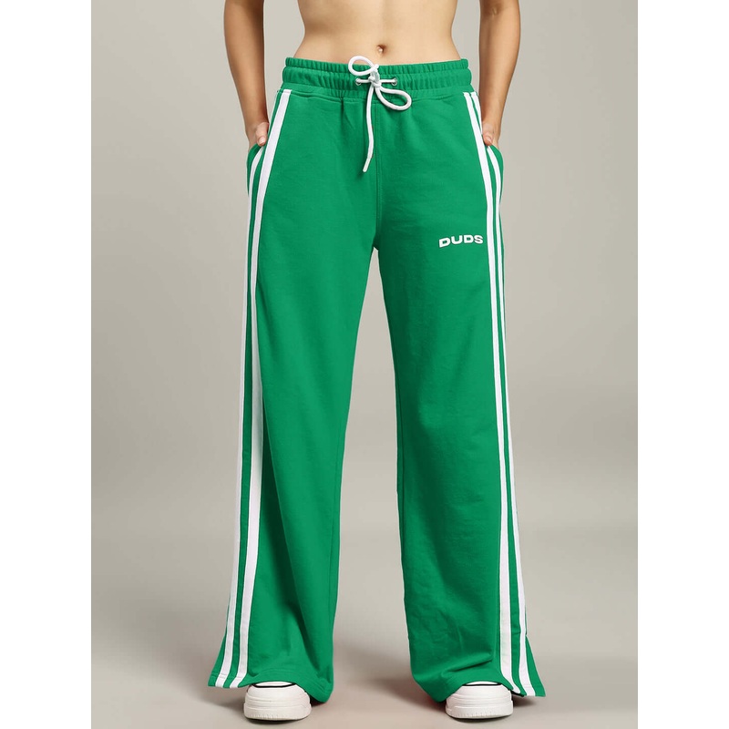 WOMENS UNITED STRIPE JOGGERS GREEN XS
