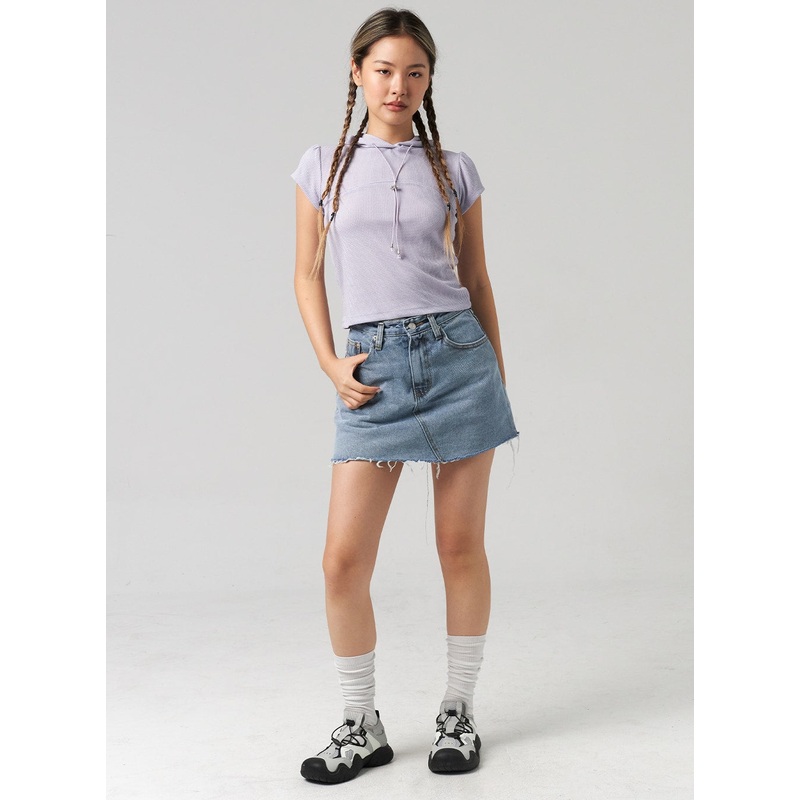 Denim Mini Skirt CL305 Light blue S