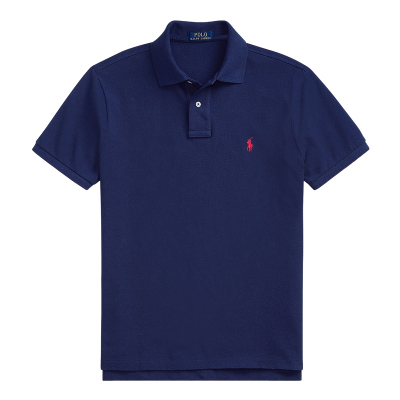 Polo Ralph Lauren Short Sleeve Knit Polo Shirt Newport Navy/C3870 Small