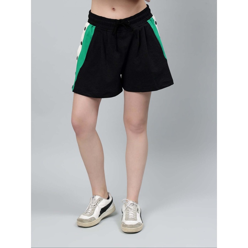 WOMEN’S SAMMIE COTTON SHORTS BLACK XS