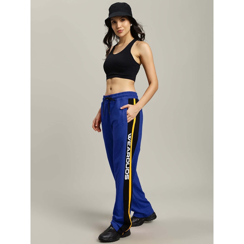 WOMENS ROGER RELAXED-FIT JOGGERS BLUE XS