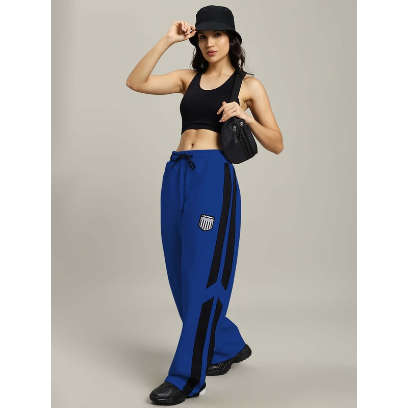 WOMENS ROYALSON COTTON JOGGERS BLUE XS