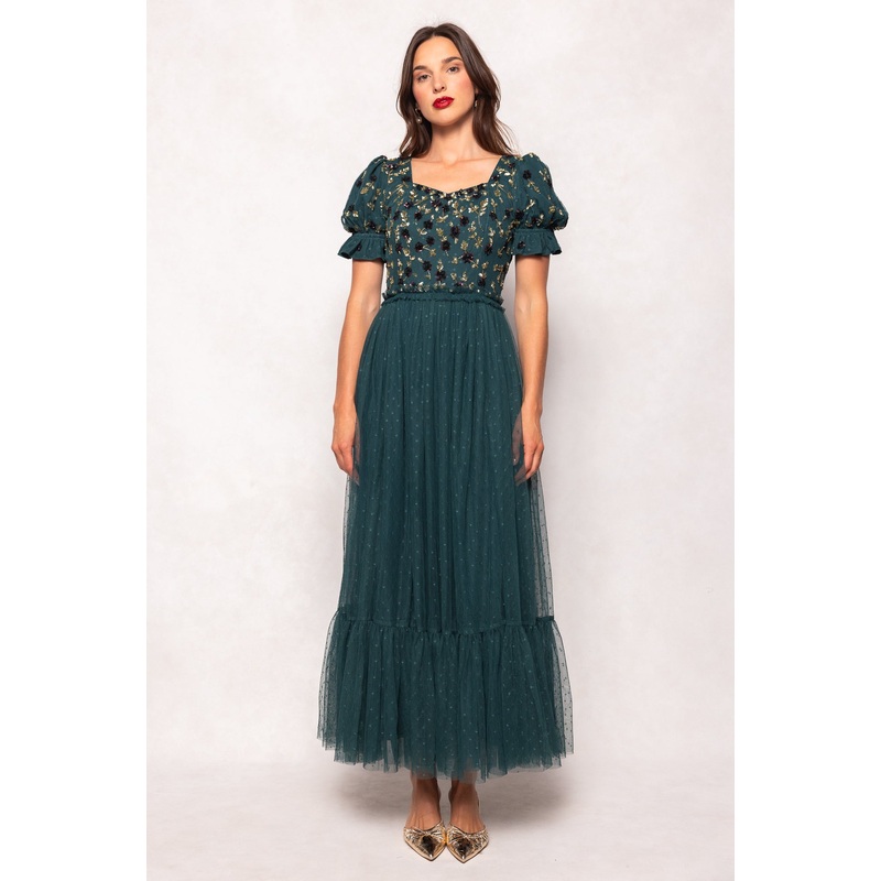 Adara Dress in Green XXS