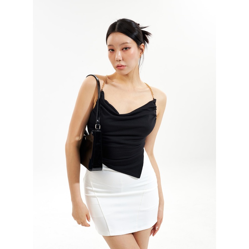 Chain Strap Top IU308 White S/M