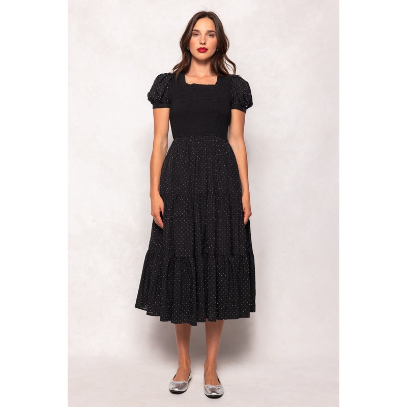 Darby Dress in Black Diamonte XXS