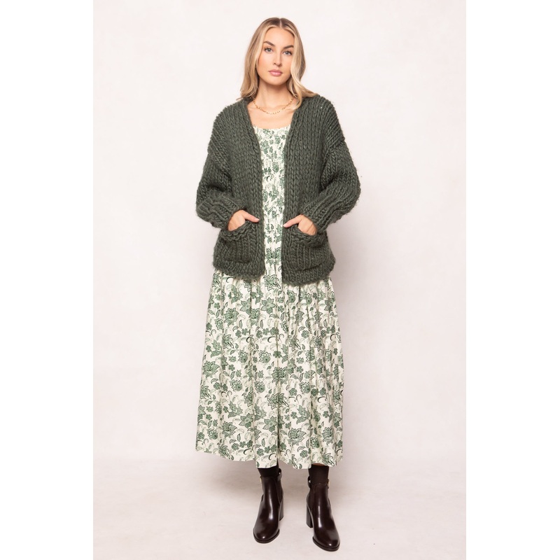 Ines Sweater in Green XXS