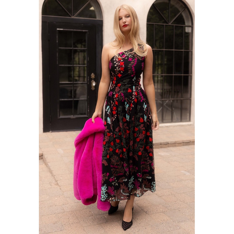 Leila Dress in Moonlit Blossom XXS