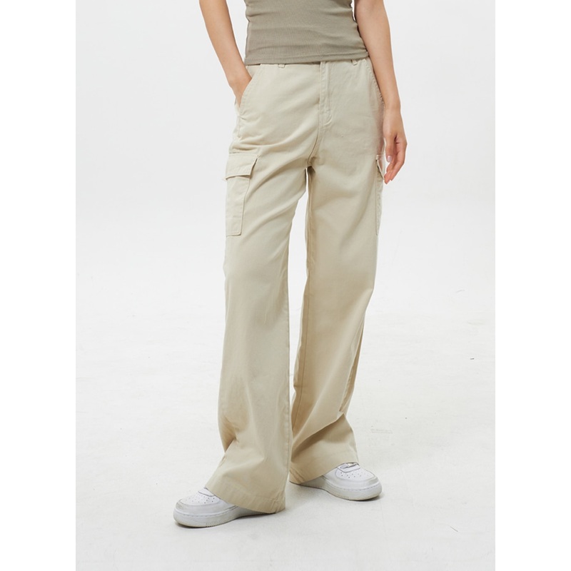 Cotton Cargo Pants IY312 Light beige S