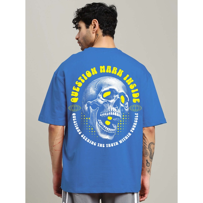 PERSONAL TRUTH OVERSIZED T-SHIRT BLUE XS
