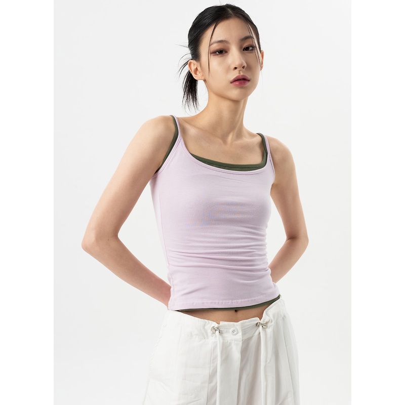 Square Neck Top CY311 White S/M