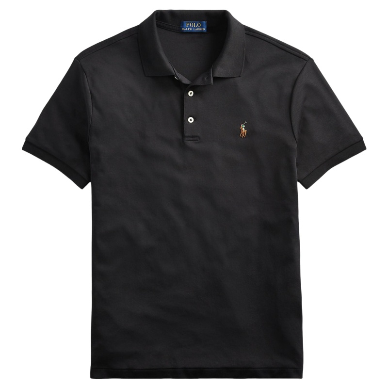 Polo Ralph Lauren Short Sleeve Knit Polo Polo Black Small