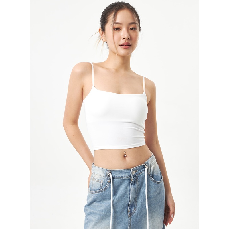 Thin Strap Top CA318 White S/M