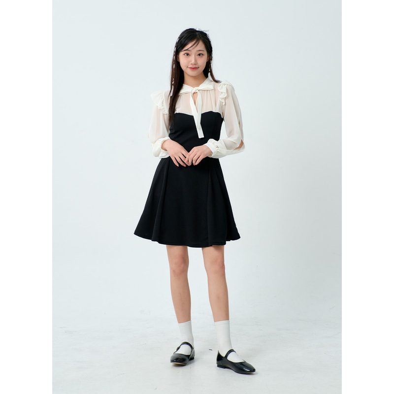 Cut Out Sleeve Mini Dress BM329 Pink S/M