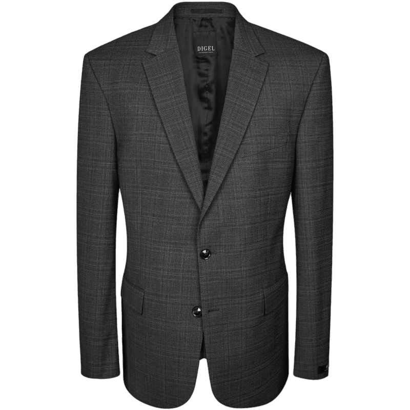 Digel Suit Jacket in Charcoal Charcoal 38 Regular