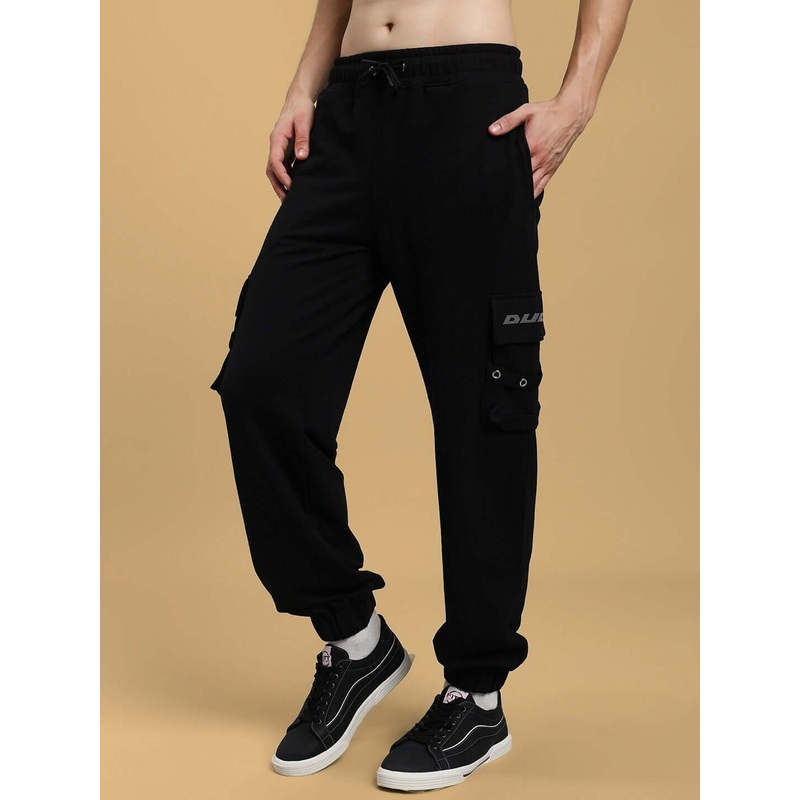DUDS COMMANDO RELAXED-FIT JOGGERS BLACK XS