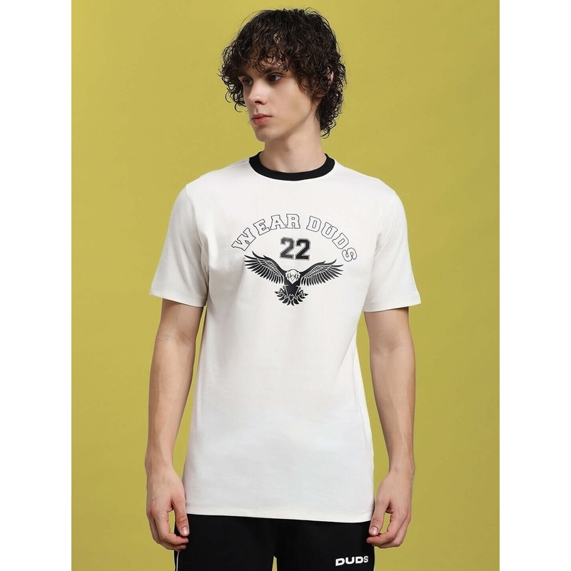 EAGLE WINGS REGULAR FIT T-SHIRT WHITE XS
