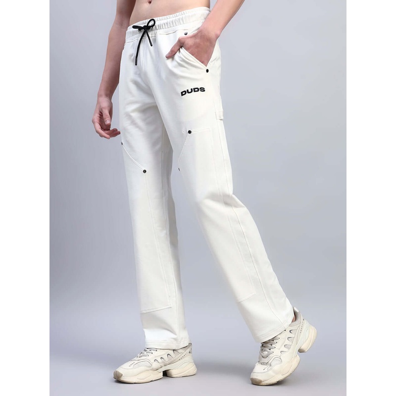 REGULUS RELAXED-FIT JOGGERS WHITE XS