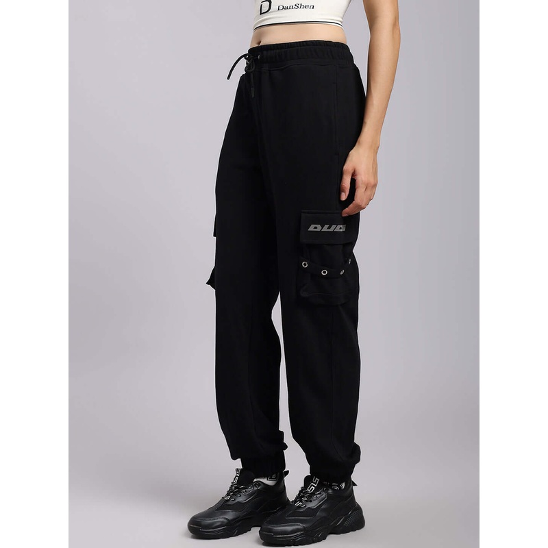 WOMENS DUDS COMMANDO JOGGERS BLACK XS