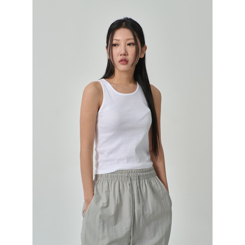 Crewneck Tank Top IF315 White S/M