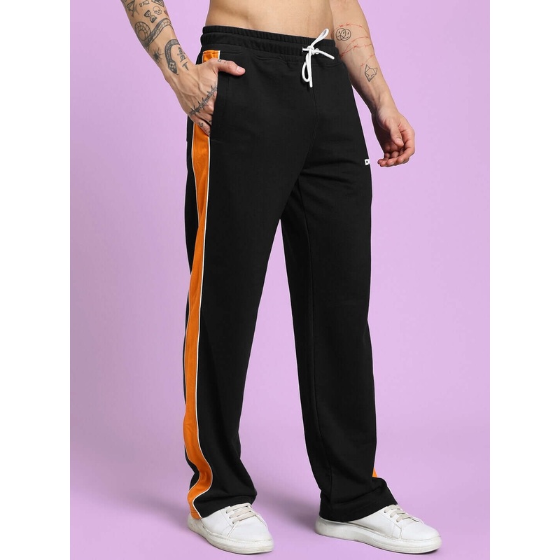 SANFORD STRIPE JOGGERS IN BLACK XS